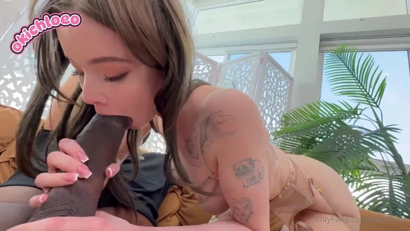 OkiChloeo Takes A BBC Deep Inside