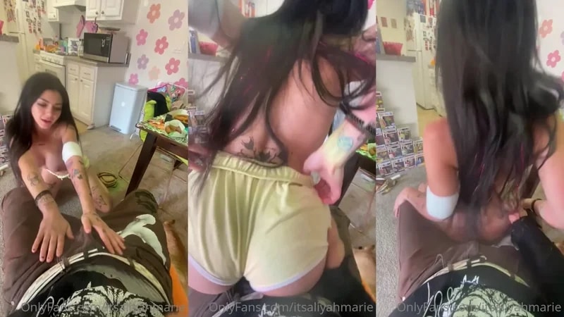 Aliyah Marie Трется И Дразнит Член