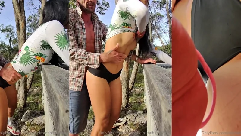 MichelleFromChina18Yes Gets Creampied Outside