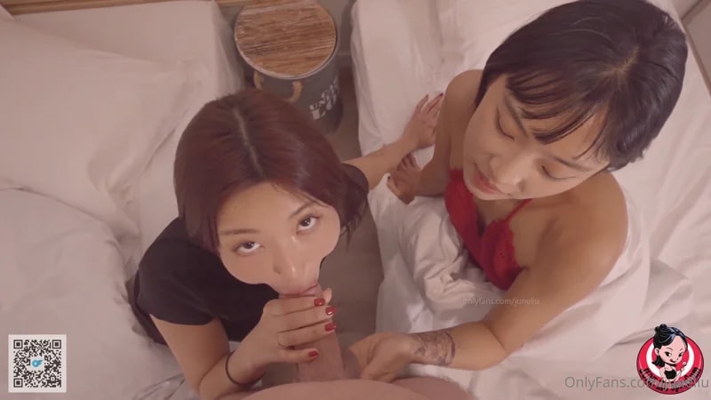 June Liu And Emiri Momota POV Asian Threesome
